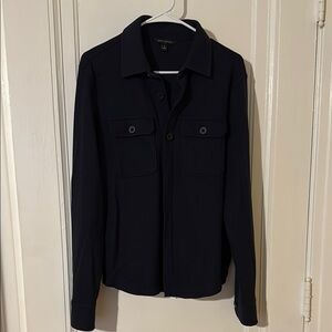 Banana Republic Navy Button-Up Jacket